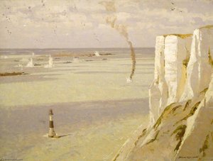 Beachy Head Attack On Convoy — Norman Wilkinson