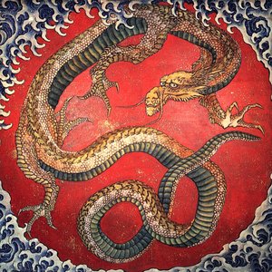 Dragon — Hokusai