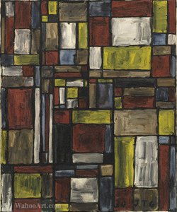 Color Structure - (1930) — Joaquín Torres García