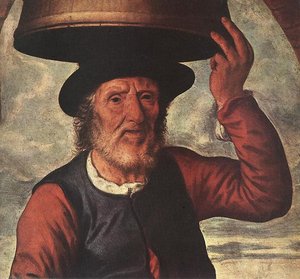 Market Scene (detail) — Pieter Aertsen