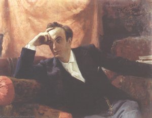 Ritratto Dell'attore E Drammaturgo Grigory Grigorievich Ghe — Ilya Efimovič Repin