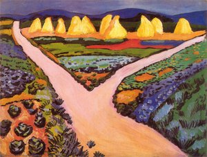 Vegetable Fields — August Macke