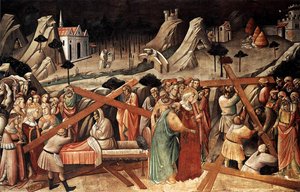 Descubrimiento De La Verdadera Cruz — Agnolo Gaddi