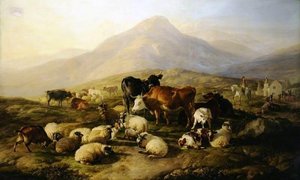 The Halt On The Hills — Thomas Sidney Cooper