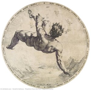 Phaethon From The Four Disgracers Series — Hendrik Goltzius