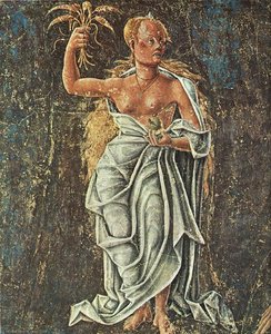 Allegorie Des August: Triumph Der Ceres (detail) — Cosmè Tura