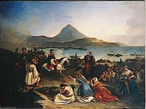 Entrevue Du General Maison Et D'ibrahim Pacha A Navarin.septembre 1828 — Jean Charles Langlois