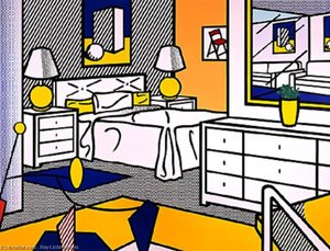 Interior With Mobile — Roy Lichtenstein