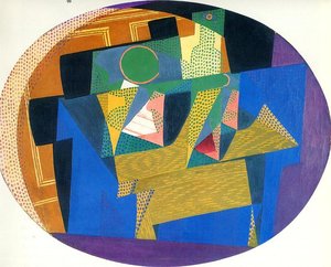 Fruit Bowl With Bottle — Juan Gris