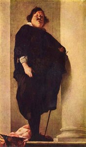 Portrait Of A Fat Gentleman — Bernardo Strozzi