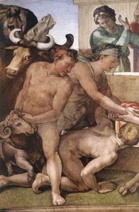 Noa Áldozata (részlet) — Michelangelo Buonarroti