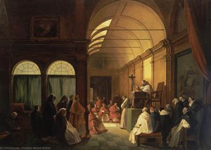 Meeting Of The Monastic Chapter — François Marius Granet