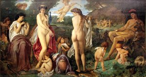 English The Judgement Of Paris Deutsch Das Urteil Des Paris Русский Суд Париса — Anselm Feuerbach