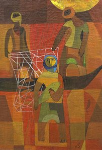 Fishermen — Dia Al-azzawi