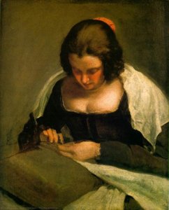 La Costurera — Diego Rodríguez De Silva Y Velázquez