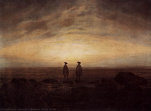 Les Hommes Au Bord De La Mer — Caspar David Friedrich