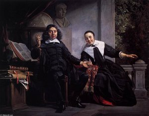 Haarlem Printer Abraham Casteleyn And His Wife Margarieta Van Bancken — Jan De Bray