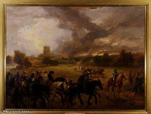 Queen Margaret Of Anjou Taken Prisoner — John Gilbert