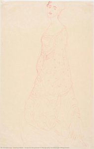 Studie Til Portrett Av Margarethe Stonborough-wittgenstein — Gustav Klimt