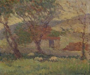 In The Downs Near Lewes — Robert Polhill Bevan