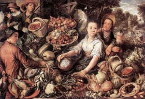 The Vegetable Market — Joachim Beuckelaer