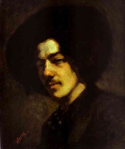 Portrait De Whistler Avec Un Chapeau — James Abbott Mcneill Whistler