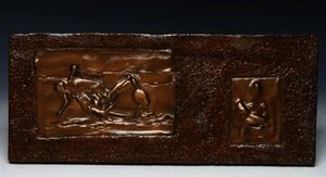 Relief; Three Quarters Mother And Child And Reclining Figure — Henry Moore