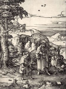 Abraham And Isaac On Their Way To The Place Of Sacrifice — Lucas Van Leyden