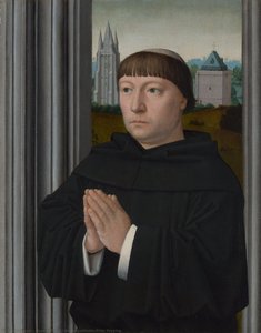 An Augustinian Friar Praying — Gerard David