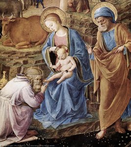 Uctívání Třiadvacetí Věků — Fra Angelico