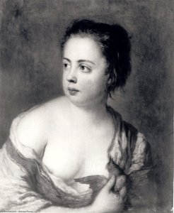 Girl With A Dove — Antoine Pesne
