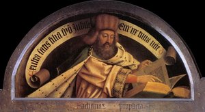 Der Prophet Zacharias Aus Dem Großen Werk Von Gent — Jan Van Eyck