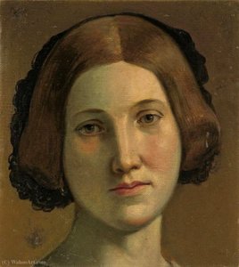 Portrait Of Frau Mosthaff — Moritz Von Schwind