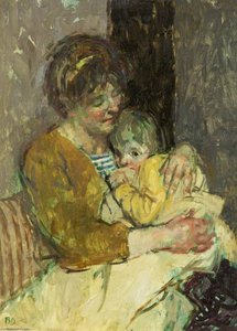 Mother And Child — Bernard Dunstan