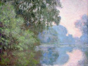 Zjutraj Na Seini Blizu Givernija — Claude Monet