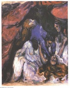 Die Erstochenen Frau — Paul Cézanne