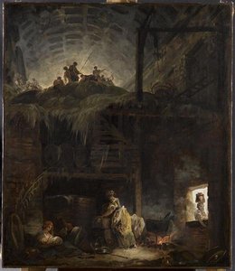 La Grange Ou La Villa Du Pape Jules — Hubert Robert