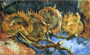 Natura Morta Con Quattro Girasoli — Vincent Willem Van Gogh