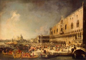 Der Empfang Des Französischen Botschafters In Venedig — Giovanni Antonio Canaletto