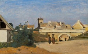Une Banlieue De Ville (rochefort-sur-mer, Charente) — Jean-baptiste-camille Corot