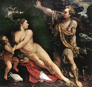 Venus And Adonis — Annibale Carracci