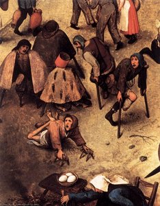 Lo Scontro Tra Carnevale E Quaresima (dettaglio) — Pieter Bruegel Il Vecchio