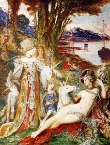 Unicorni — Gustave Moreau