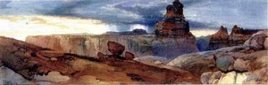 Shin-au-av-tu-weap (god Land), Canyon Of The Colorado, Utah — Thomas Moran