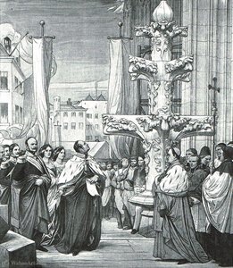 The Cologne Domfest On October 3, (1855) — Eduard Von Steinle