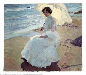 Clotilde Sulla Spiaggia — Joaquín Sorolla Y Bastida