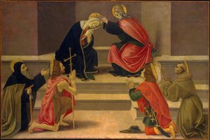 The Coronation Of The Virgin — Sandro Botticelli