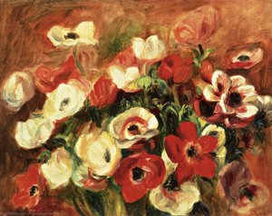 Pulvérisation D'anémones — Pierre-auguste Renoir