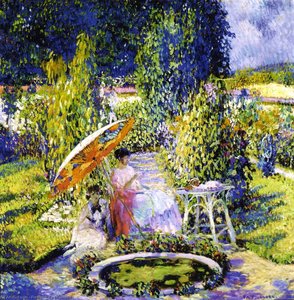 Hagenparasollen — Frederick Carl Frieseke