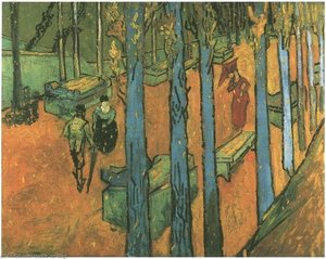 Les Alyscamps Erblühen Im Herbst — Vincent Willem Van Gogh